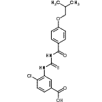 CAS#: 531541-86-3， 4-Chloro-3-{[(4-Isobutoxybenzoyl)Carbamothioyl]Amino}Benzoic Acid