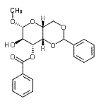 CAS#: 53167-15-0， Methyl 3-O-Benzoyl-4,6-O-Benzylidene-beta-D-Galactopyranoside