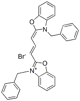 CAS#: 53167-78-5， 3-Benzyl-2-[3-[3-Benzyl-3H-Benzoxazol-2-Ylidene]Prop-1-Enyl]Benzoxazolium Bromide