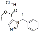 CAS 登录号：53188-20-8， (R)-1-(1-苯基乙基)-1H-咪唑-5-羧酸乙酯单盐酸盐