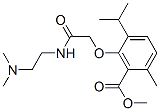 CAS#: 53206-90-9， 3-[2-(Dimethylamino)Ethylcarbamoylmethoxy]-p-Cymene-2-Carboxylic Acid Methyl Ester