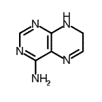 CAS#: 53216-52-7， 1,7-Dihydro-4-Pteridinamine