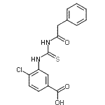 CAS#: 532386-24-6， 4-Chloro-3-{[(Phenylacetyl)Carbamothioyl]Amino}Benzoic Acid