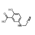 CAS#: 53242-69-6， 5-[(Cyanomethyl)Amino]-2-Hydroxybenzoic Acid