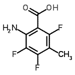 CAS#: 532426-49-6， 2-Amino-3,4,6-Trifluoro-5-Methylbenzoic Acid