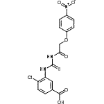 CAS#: 532432-50-1， 4-Chloro-3-({[(4-Nitrophenoxy)Acetyl]Carbamothioyl}Amino)Benzoic Acid