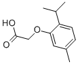 structure of CAS# 5333-40-4, (2-Isopropyl-5-Methylphenoxy)Acetic Acid;2-(2-Isopropyl-5-Methyl-Phenoxy)Acetate;2-(2-Isopropyl-5-Methylphenoxy)Acetate;2-(5-Methyl-2-Propan-2-Yl-Phenoxy)Ethanoate