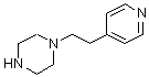 结构式 CAS# 53345-16-7, 1-[2-(4-吡啶基)乙基]-哌嗪