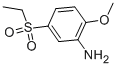structure of CAS# 5339-62-8, 5-(Ethylsulfonyl)-2-methoxyaniline;5-Ethylsulfonyl-2-Methoxy-Aniline;(5-Ethylsulfonyl-2-Methoxy-Phenyl)Amine;St5443254