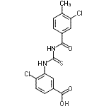 CAS#: 533920-69-3， 4-Chloro-3-{[(3-Chloro-4-Methylbenzoyl)Carbamothioyl]Amino}Benzoic Acid