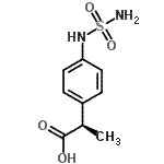 CAS#: 533931-56-5， (2R)-2-[4-(Sulfamoylamino)Phenyl]Propanoic Acid