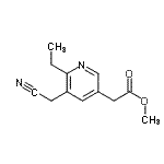 CAS#: 533939-33-2， Methyl [5-(Cyanomethyl)-6-Ethyl-3-Pyridinyl]Acetate