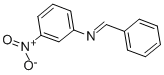 structure of CAS# 5341-44-6, N-Benzylidene-3-Nitroaniline;N-(3-Nitrophenyl)-1-Phenyl-Methanimine;Benzylidene-(3-Nitrophenyl)Amine;Benzenamine, 3-Nitro-N-(Phenylmethylene)- (9Ci)
