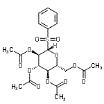CAS#: 53438-23-6， (1S)-2,3,4,6-Tetra-O-Acetyl-1,5-Anhydro-1-(Phenylsulfonyl)-D-Glucitol