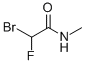 structure of CAS# 53441-14-8, N-Methyl Bromofluoroacetamide;N-METHYL 2-BROMO-2-FLUOROACETAMIDE;N-Methyl Bromofluoroacetamide 98%;N-Methylbromofluoroacetamide98%