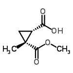 CAS#: 534573-48-3， (1S,2R)-2-(Methoxycarbonyl)-2-Methylcyclopropanecarboxylic Acid