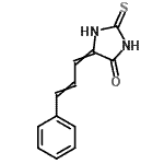 CAS#: 53514-60-6， 5-(3-Phenyl-2-Propen-1-Ylidene)-2-Thioxo-4-Imidazolidinone