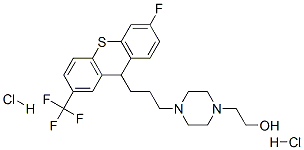 CAS#: 53542-42-0， 4-[3-[6-Fluoro-2-(Trifluoromethyl)-9H-Thioxanthen-9-Yl]Propyl]Piperazine-1-Ethanol Dihydrochloride