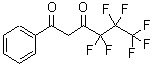结构式 CAS# 53580-21-5, 4,4,5,5,6,6,6-七氟-1-苯基-1,3-己烷二酮