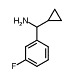 CAS#: 535925-74-7， 1-Cyclopropyl-1-(3-Fluorophenyl)Methanamine