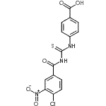 CAS#: 535948-50-6， 4-{[(4-Chloro-3-Nitrobenzoyl)Carbamothioyl]Amino}Benzoic Acid