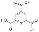 结构式 CAS# 536-20-9, 吡啶-2,4,6-三羧酸