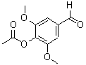 结构式 CAS# 53669-33-3, 4-乙酰氧基-3,5-二甲氧基苯甲醛