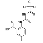 CAS#: 536984-63-1， 5-Iodo-2-{[(Trichloroacetyl)Carbamothioyl]Amino}Benzoic Acid