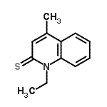 CAS#: 53761-63-0， 1-Ethyl-4-Methyl-2(1H)-Quinolinethione