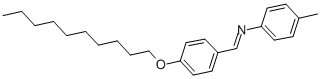 structure of CAS# 53764-62-8, 4-Decyloxybenzylidene p-Toluidine;(4-Decoxybenzylidene)-(4-Methylphenyl)Amine;Sbb008305;P-Decyloxybenzylidene P-Toluidine