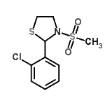 CAS#: 537678-33-4， 2-(2-Chlorophenyl)-3-(Methylsulfonyl)-1,3-Thiazolidine
