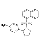 CAS#: 537678-34-5， 2-(4-Methylphenyl)-3-(1-Naphthylsulfonyl)-1,3-Thiazolidine