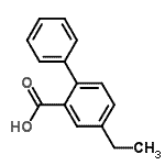 CAS#: 537713-32-9， 4-Ethyl-2-Biphenylcarboxylic Acid
