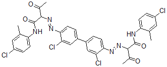 CAS#: 53815-04-6， 2,2'-[(3,3'-Dichloro[1,1'-Biphenyl]-4,4'-Diyl)Bis(Azo)]Bis[N-(4-Chloro-2-Methylphenyl)-3-Oxo-Butanamide