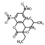 CAS#: 5386-57-2， 2,4-Dinitro-6-(2-Pentanyl)Phenyl Isopropyl Carbonate