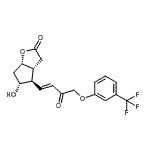 CAS#: 53872-61-0， (3aR,4R,5R,6aS)-5-Hydroxy-4-{(1E)-3-Oxo-4-[3-(Trifluoromethyl)Phenoxy]-1-Buten-1-Yl}Hexahydro-2H-Cyclopenta[b]Furan-2-One