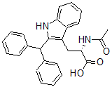 CAS 登录号：53924-42-8， (alphar)-alpha-(乙酰氨基)-alpha-(二苯基甲基)-1H-吲哚-3-丙酸