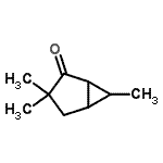 CAS 登录号：53966-40-8， 3,3,6-三甲基双环[3.1.0]己烷-2-酮