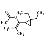 CAS#: 539828-19-8， 1-(2,2-Diethylcyclopropyl)-2-Methyl-1-Propen-1-Yl Acetate