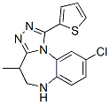 CAS#: 54028-85-2， 9-Chloro-5,6-Dihydro-4-Methyl-1-(2-Thienyl)-4H-[1,2,4]Triazolo[4,3-a][1,5]Benzodiazepine