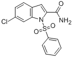 CAS#: 540740-48-5， 6-Chloro-1-(Phenylsulfonyl)-1H-Indole-2-Carboxamide