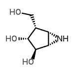CAS#: 540776-10-1， (1S,2R,3R,4S,5S)-4-(Hydroxymethyl)-6-Azabicyclo[3.1.0]Hexane-2,3-Diol