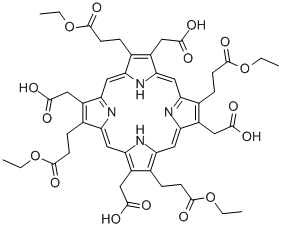 结构式 CAS# 54090-85-6, 尿卟啉 I 乙基酯