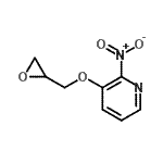 CAS#: 54127-40-1， 2-Nitro-3-(2-Oxiranylmethoxy)Pyridine