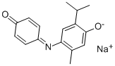 structure of CAS# 5418-43-9, Thymolindophenol Sodium Salt