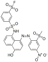 CAS#: 54180-05-1， 3-[[[5-Hydroxy-8-[[2-(Methylsulfonyl)-4-Nitrophenyl]Azo]-1-Naphthalenyl]Amino]Sulfonyl]Benzenesulfonic Acid Fluoride