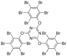 CAS#: 54203-05-3， 2,4,6-Tris(Pentabromophenoxy)-1,3,5-Triazine
