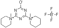 CAS#: 54388-43-1， 1,1'-(6-Oxido-1,3,5-Triazine-2,4-Diyl)Bis(1-Methylpiperidinium) Tetrafluoroborate