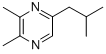 structure of CAS# 54410-83-2, 5-Isobutyl-2,3-Dimethylpyrazine;Pyrazine, 2,3-Dimethyl-5-(2-Methylpropyl)-;Pyrazine, 2,3-Dimethyl-5-Isobutyl;2,3-DIMETHYL-5-ISOBUTYLPYRAZINE