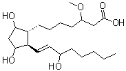 CAS 登录号：54432-43-8， (13E)-9,11,15-三羟基-3-甲氧基前列腺-13-烯-1-酸